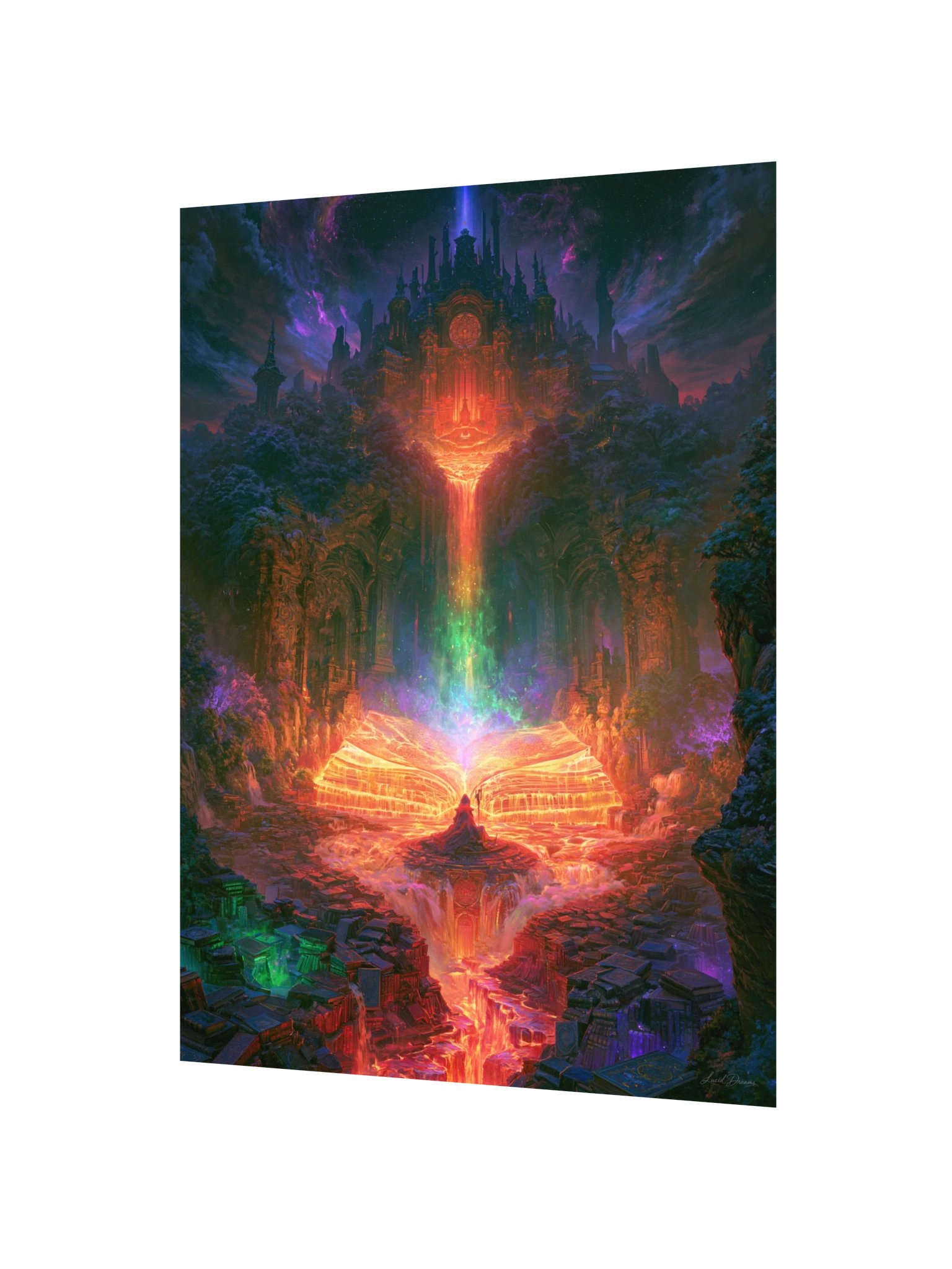 Enchanted Book Art Print — The Luminous Book product image (6)