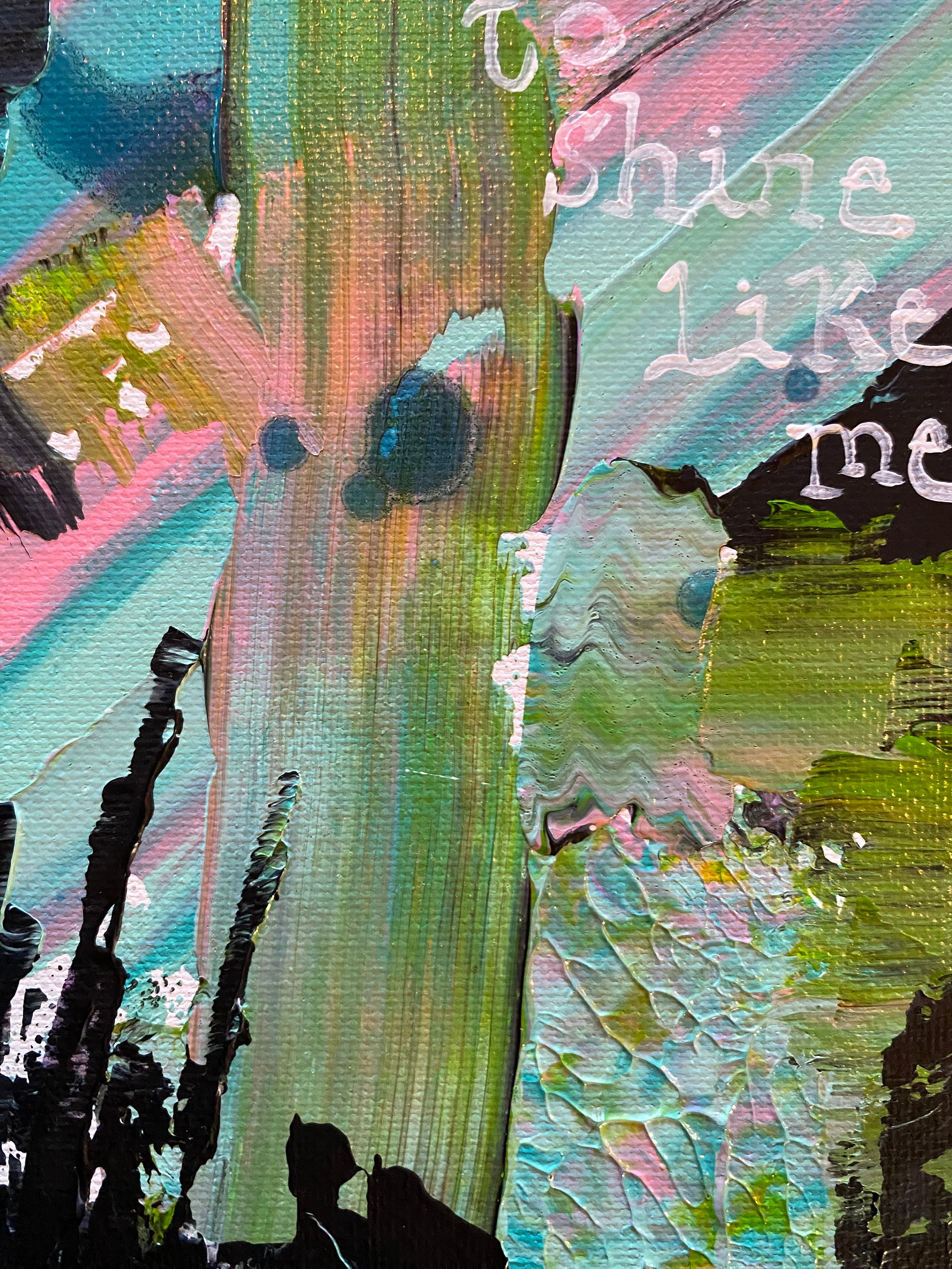Shine Like Me Satellite Eclipse Lyric Painting product image (3)
