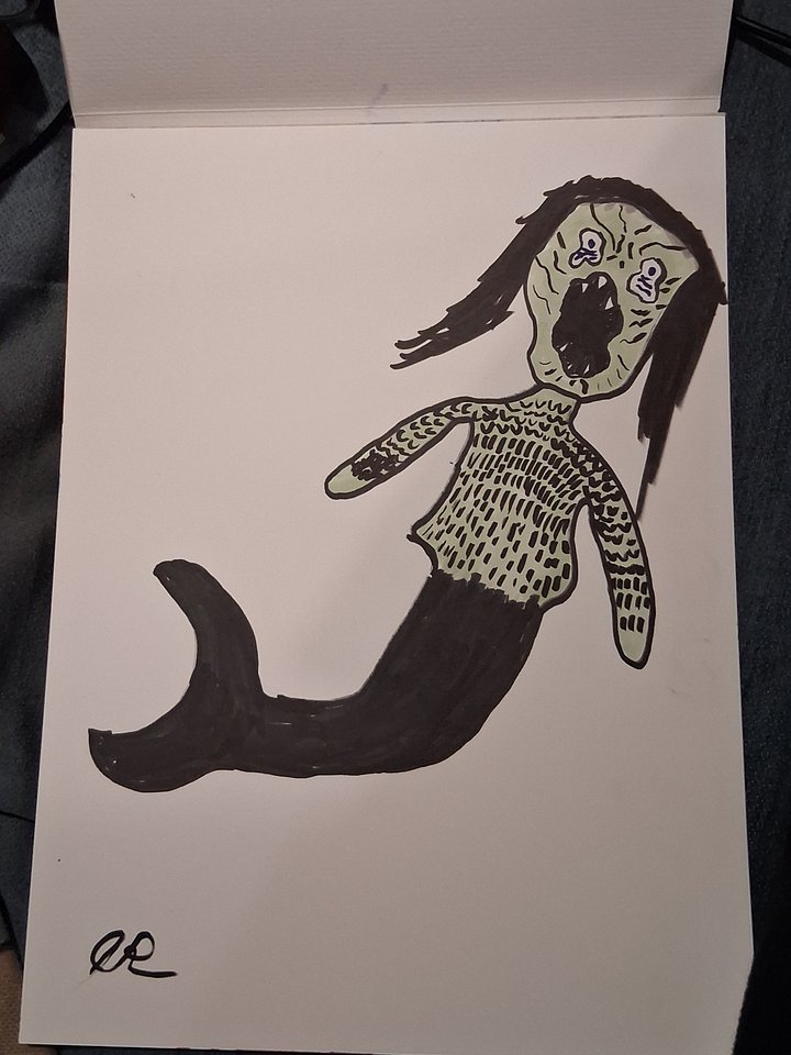 The Siren Original Drawing product image (1)