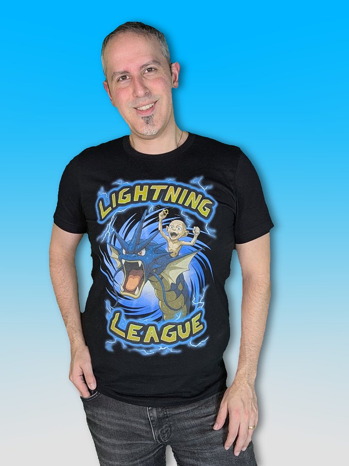 Gollum’s Gyarados Tee + Custom ex Card product image (2)
