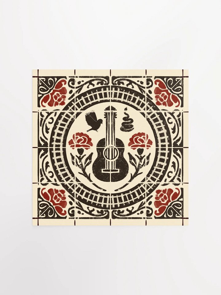 Hadestown Spanish Tile Poster – Enhanced Matte Broadway Folk Mythology Print product image (4)