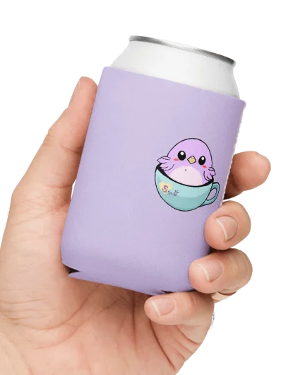Swit Finch Logo | Coozie Can Cooler product image (1)