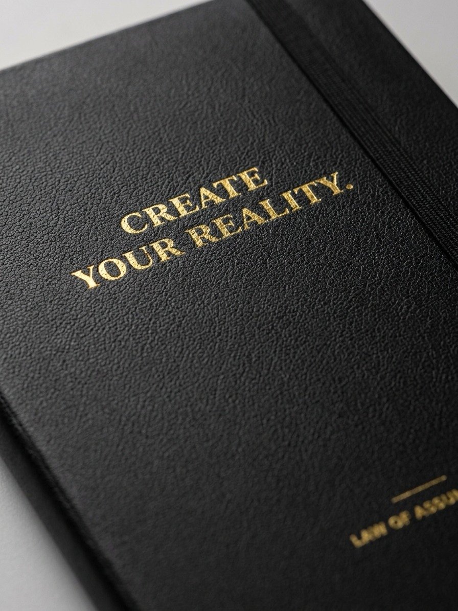 CREATE YOUR REALITY. Manifestor Scripting Journal | Law of Assumption Hardcover Notebook product image (4)