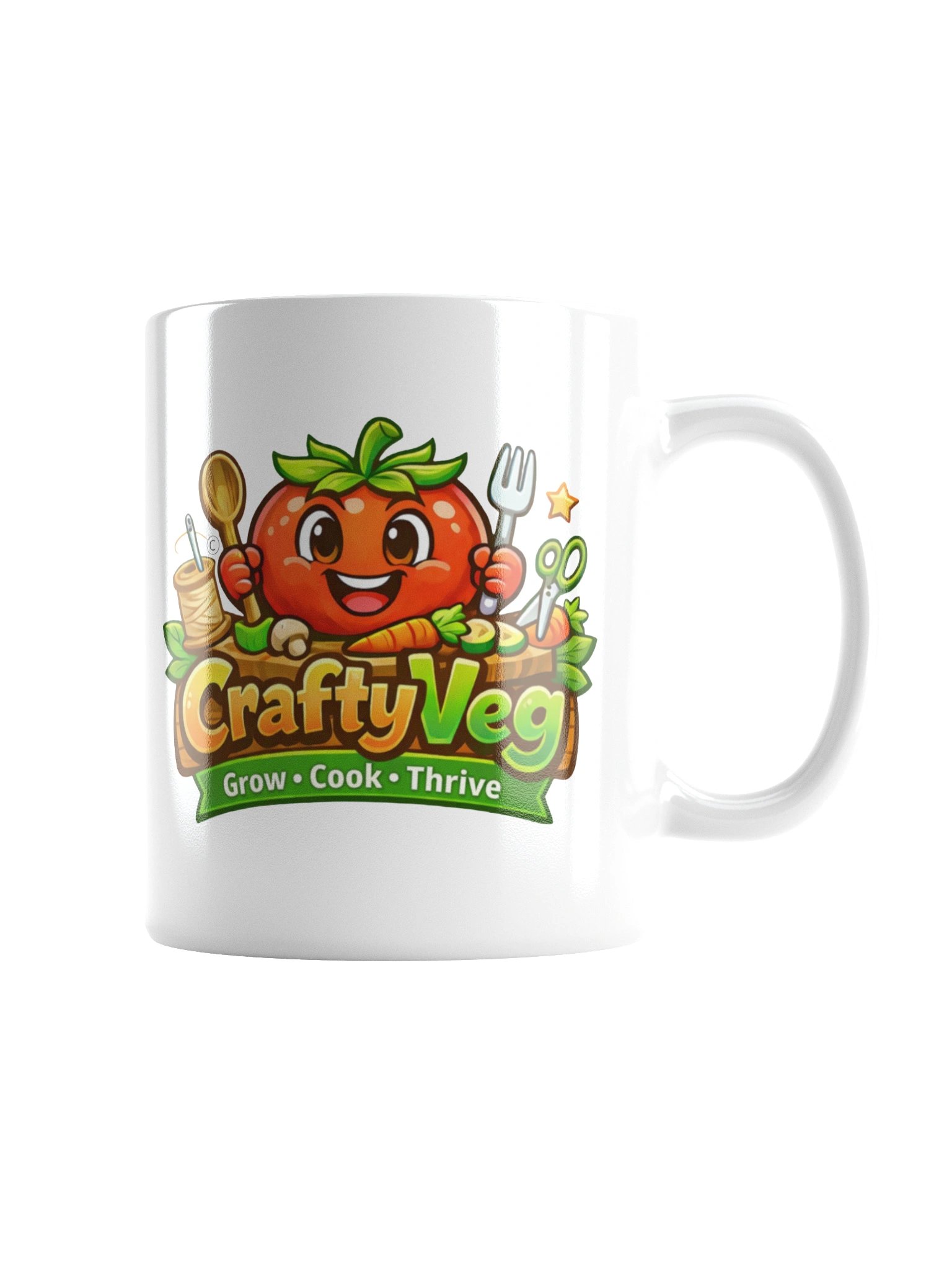 CraftyVeg Logo Mug product image (2)
