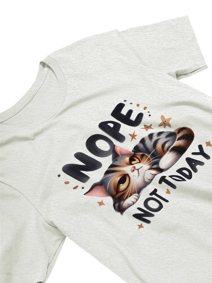Nope Cat Relaxed T-Shirt product image (2)