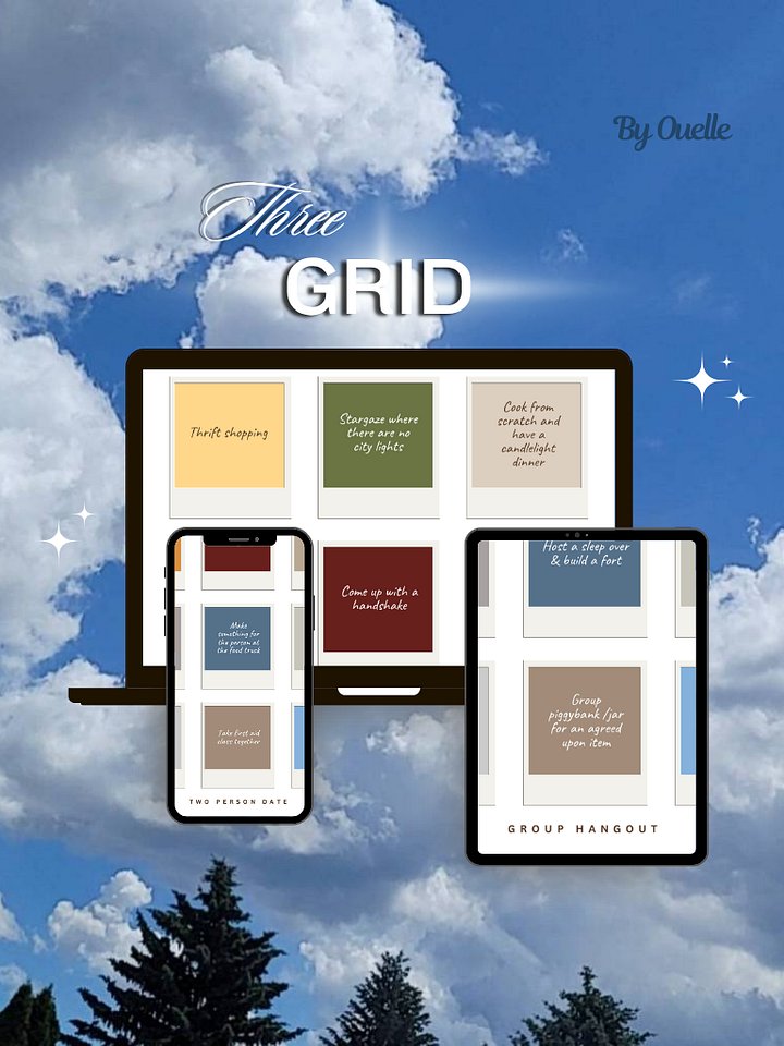 Grid - Summer 2025 Bucketlist (PDF & Template) product image (1)
