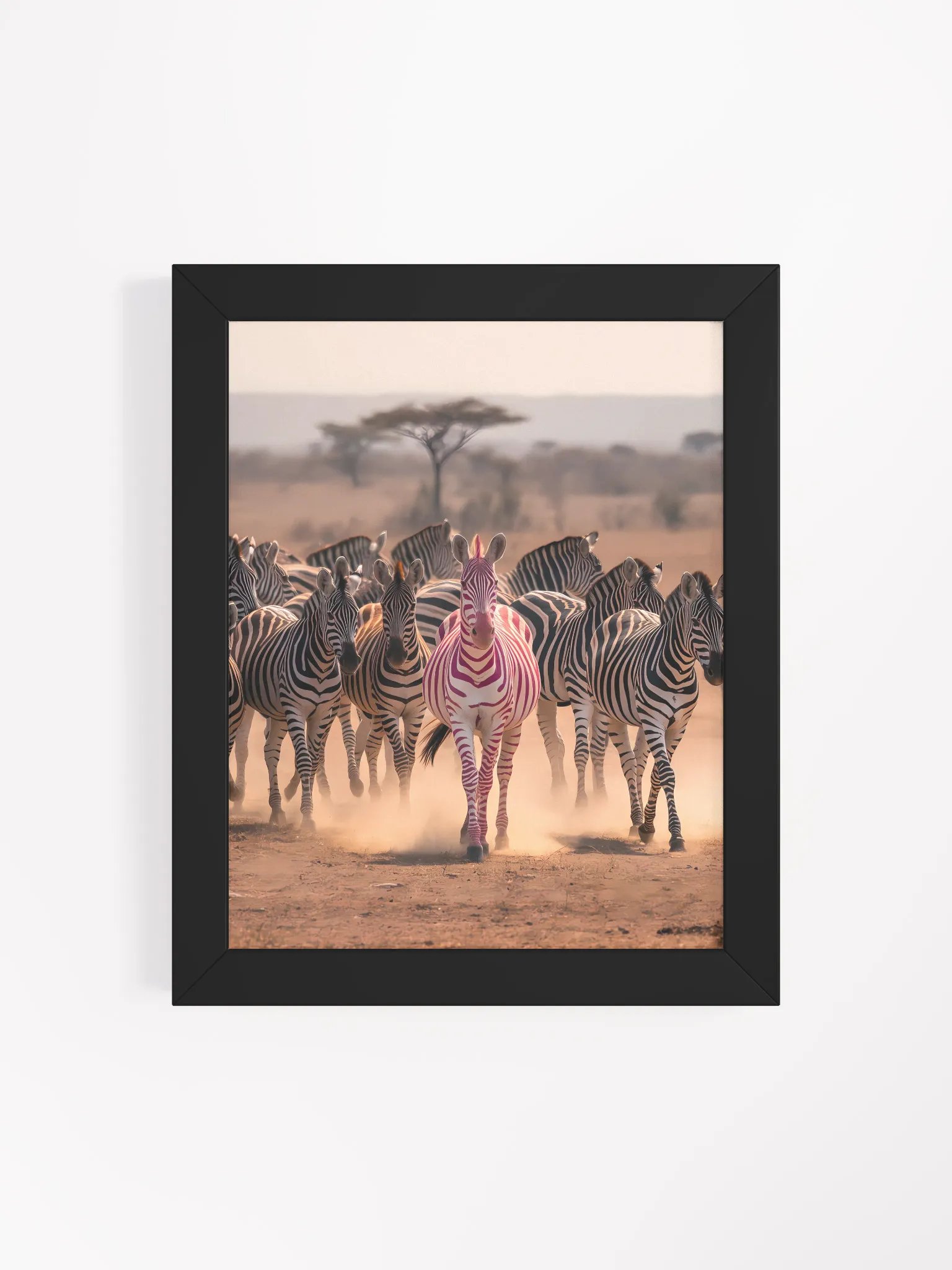 Stand Out Zebra Framed Poster product image (5)