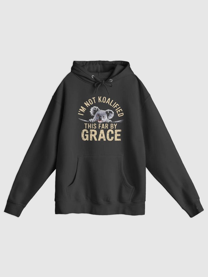 This far by Grace. I'm Not koalified Premium Hoodie product image (2)