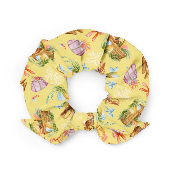 Easter Bunny Yellow Scrunchie product image (2)