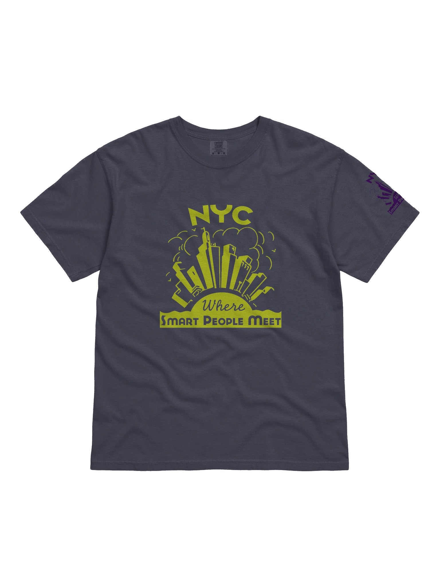 'NYC Smart' T-Shirt — Dark product image (1)