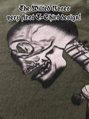 My very first design! The print quality is amazing, I’ve had this shirt for months and after 50+ washes it’s still clear! #smallbusiness #smallbusinessowner #artist #skeleton #thewiltedrose #fyp #hippie #goth #grunge 