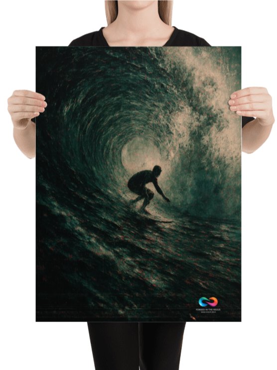 LIMITED EDITION - CINEMATIC ART POSTER – DYSTOPIAN GLITCH #012 product image (2)