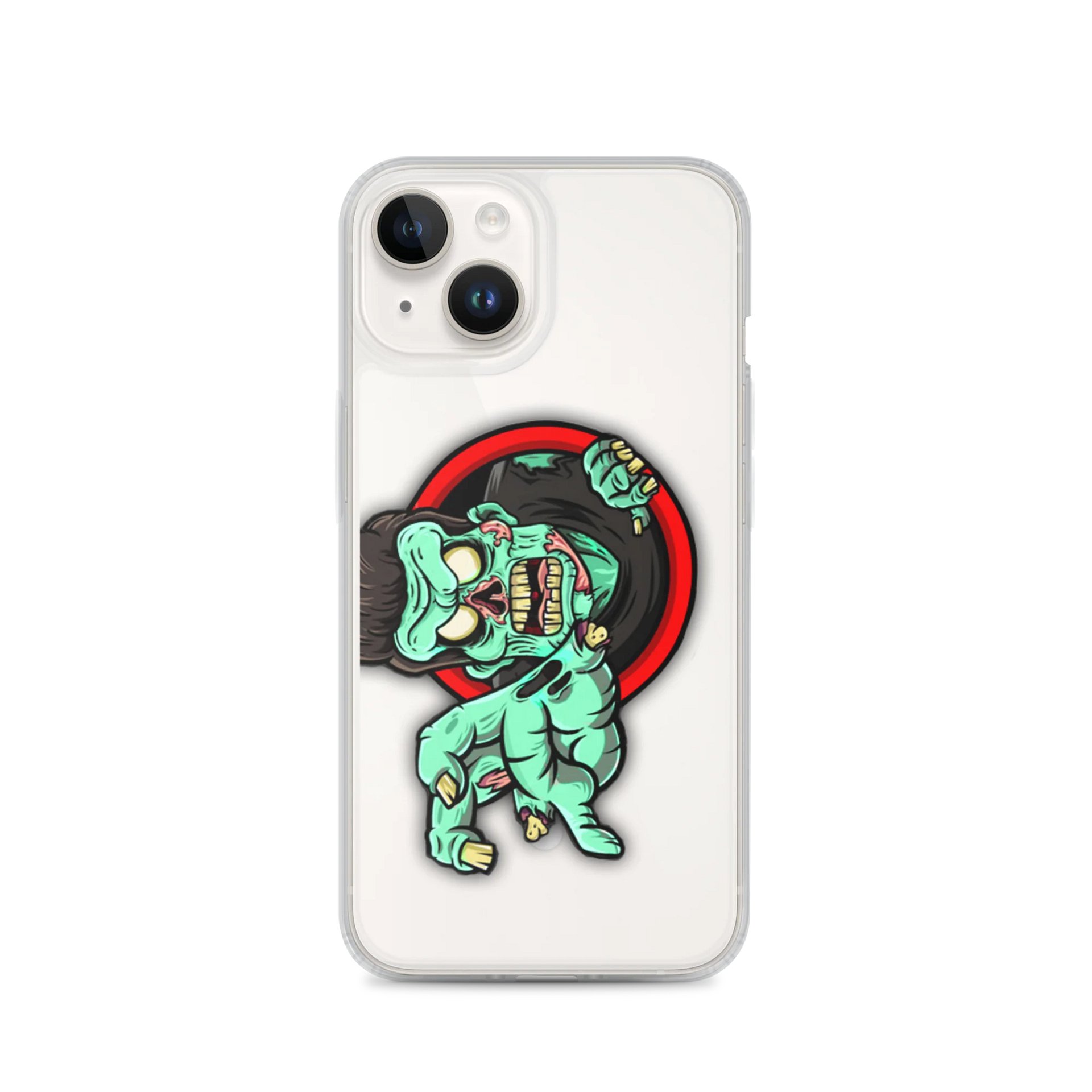 Glowing Zombie iPhone® MagSafe® Clear Case product image (4)
