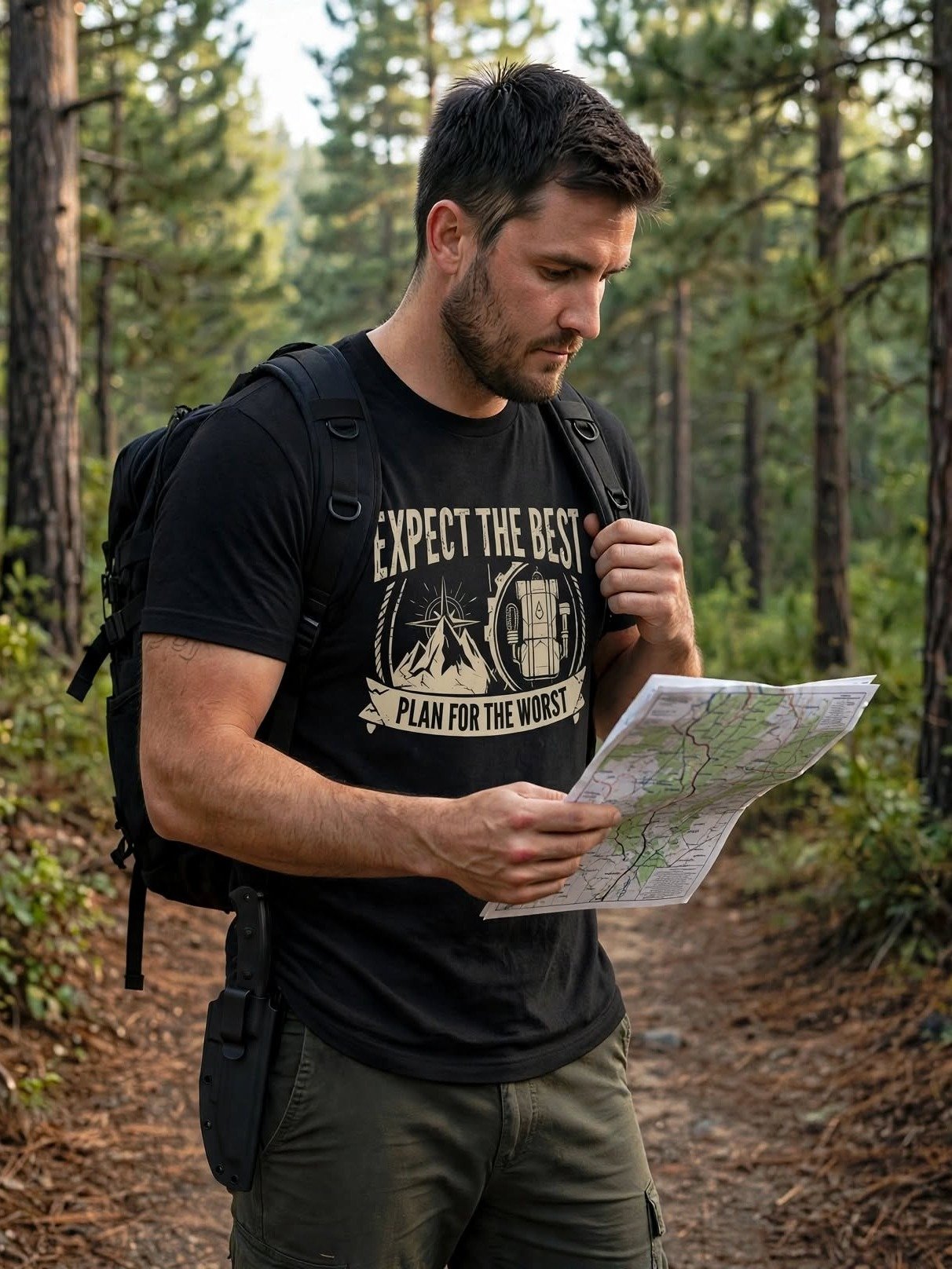Expect the Best Plan for the Worst Survivalist Tee product image (2)