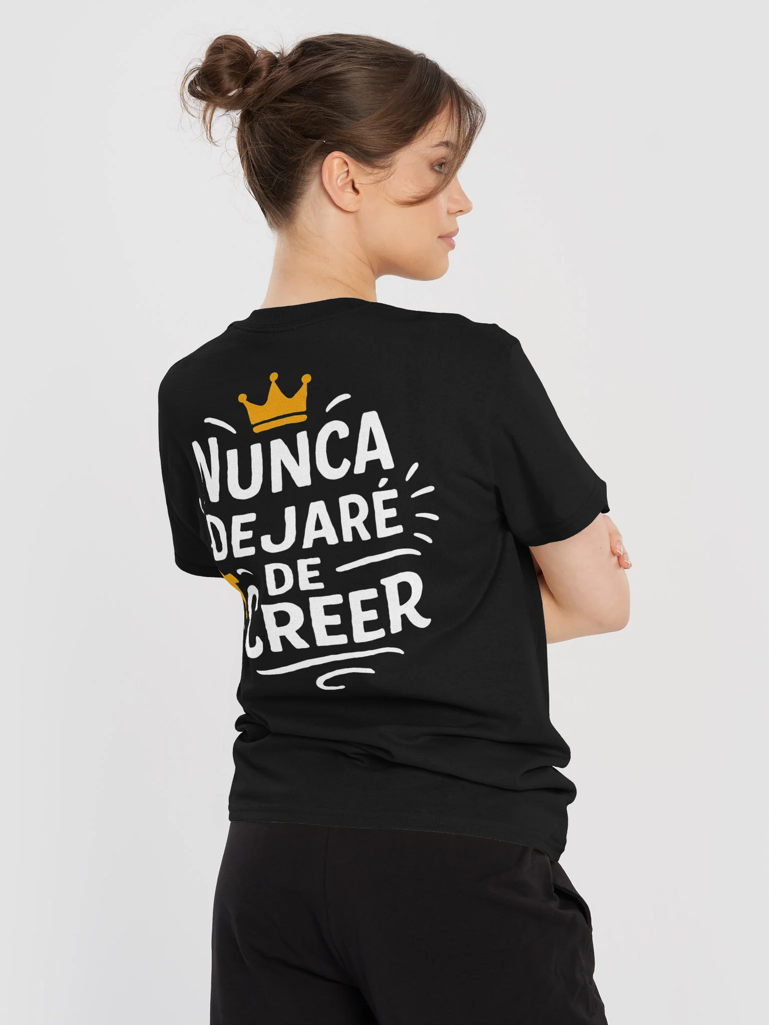 Camiseta Unisex Manga Corta | Nunca dejaré de creer product image (2)