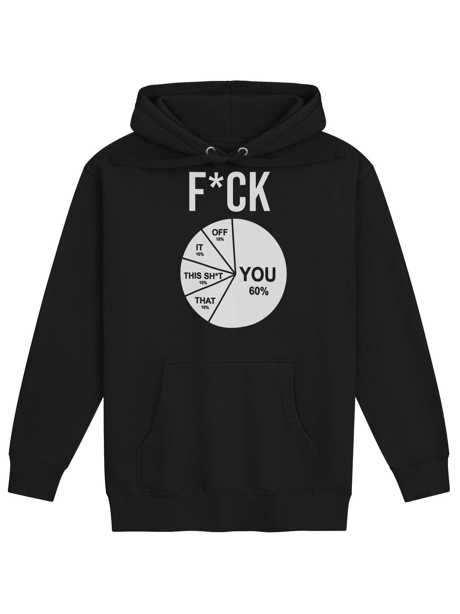 🤬 F*CK OFF — IT’S 60% YOU. 📊 Unisex Hoodie product image (1)