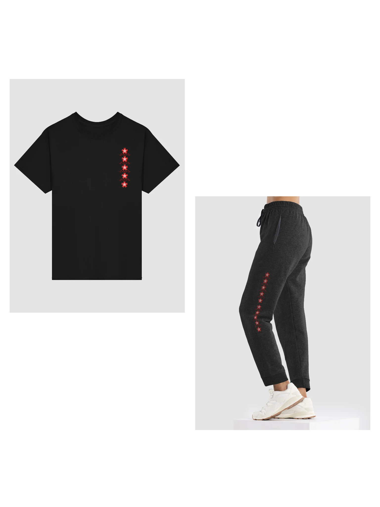 Sakura Bundle - tee and jogger product image (1)