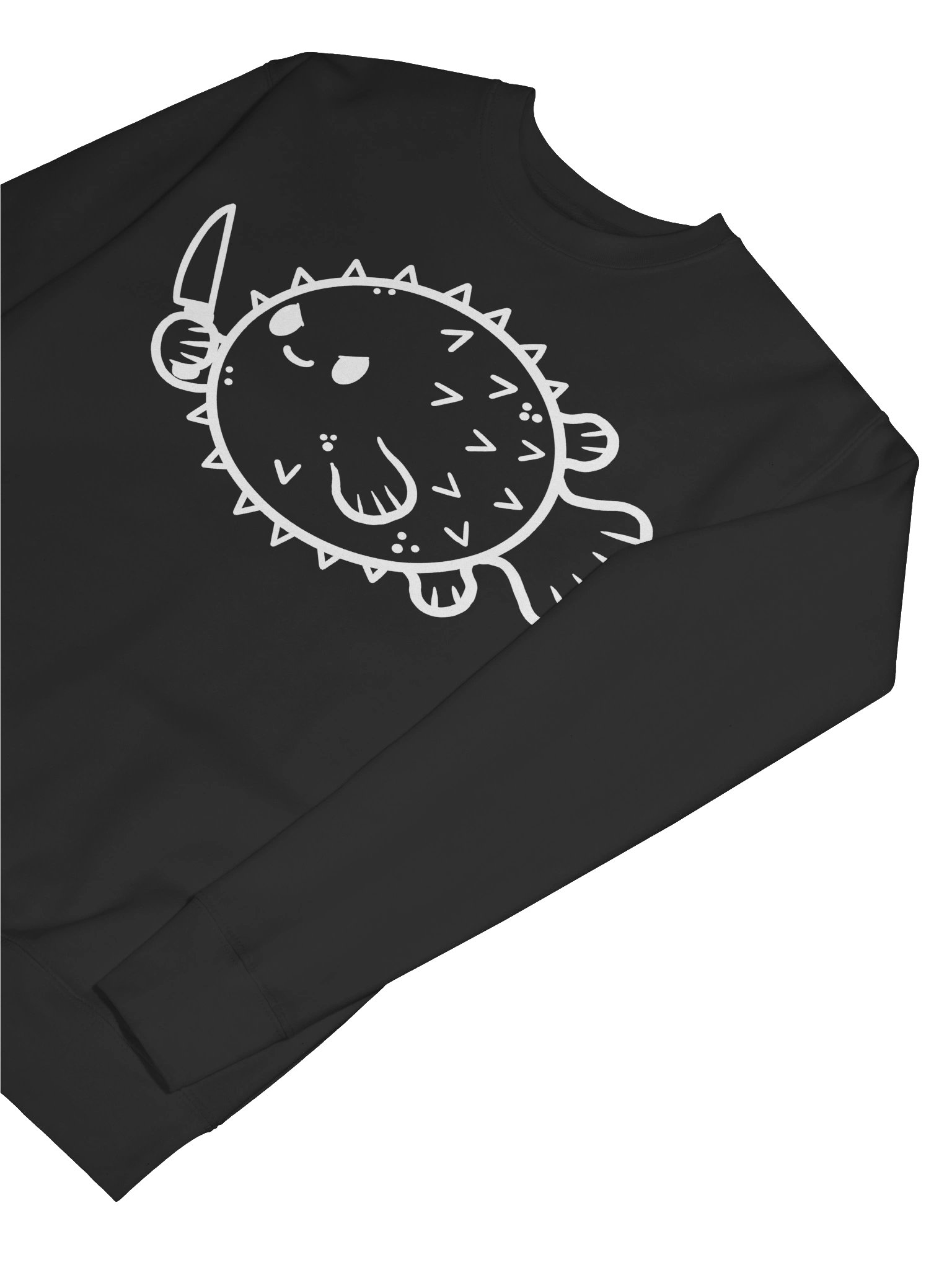 Mischievous Pufferfish Sweatshirt product image (46)