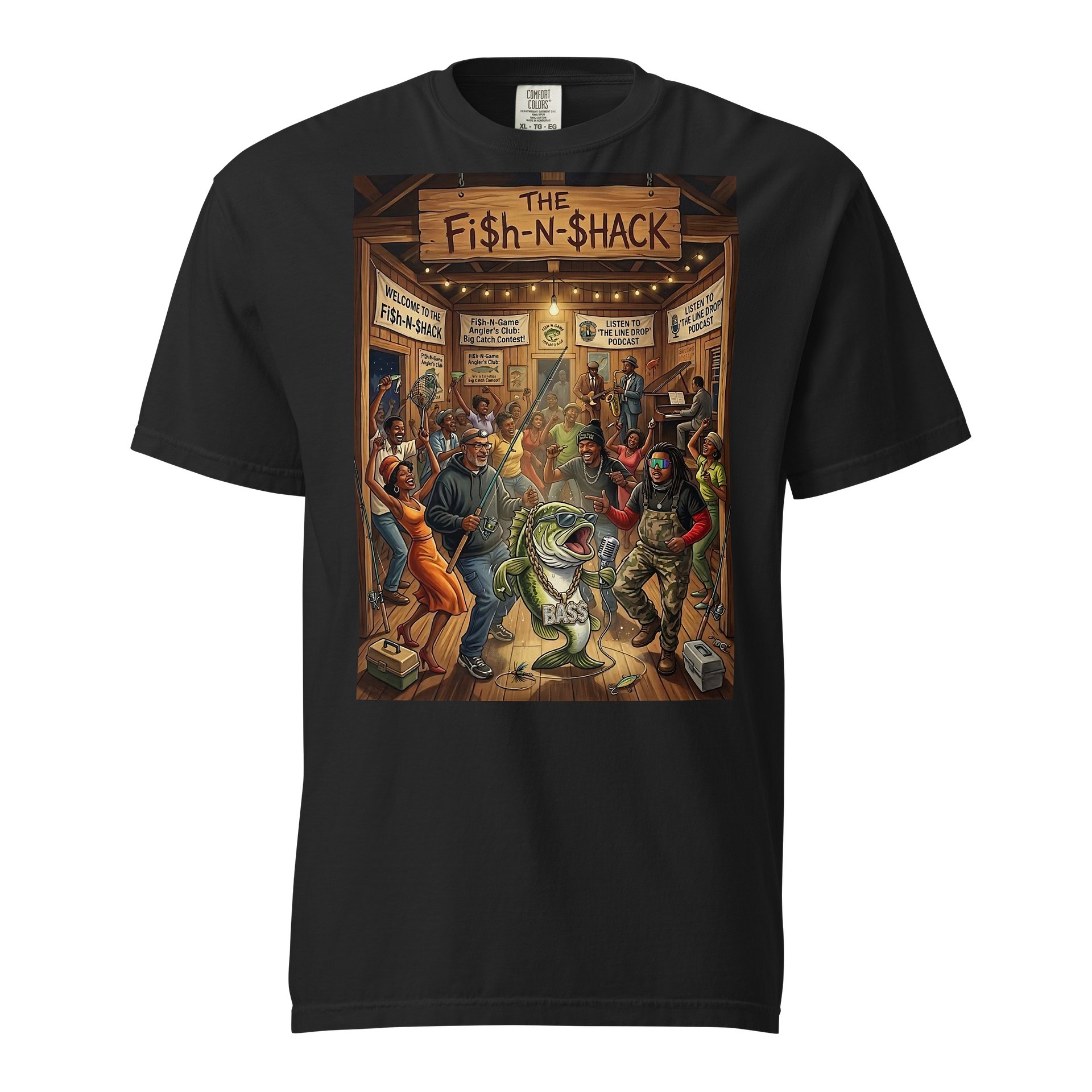 "The Fi$h-N-$hack" Comfort Colors T-Shirt product image (1)