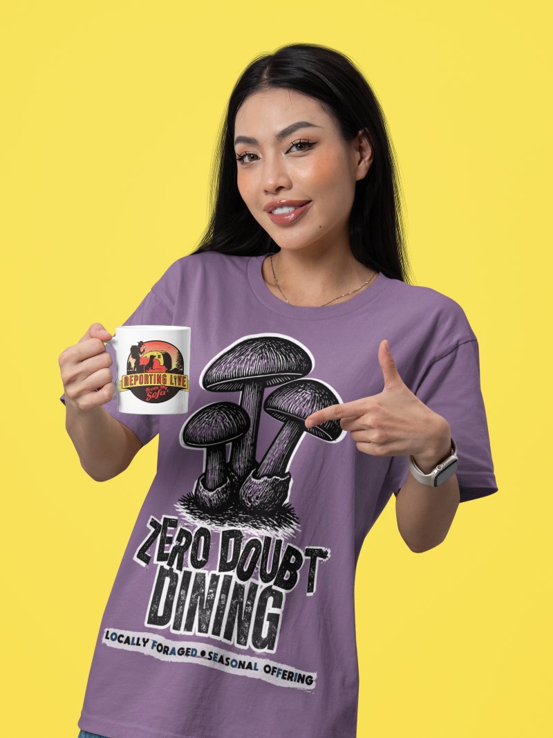 Zero Doubt Dining Mushroom T-Shirt product image (6)