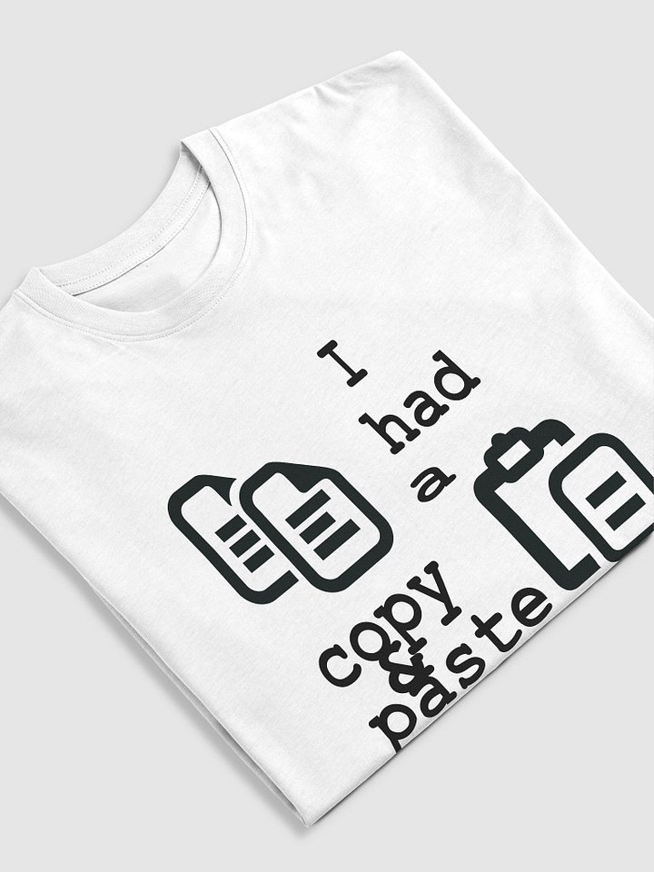 I Had A Copy & Paste Education - Black - Cotton Heritage Men's Premium Heavyweight Tee product image (1)
