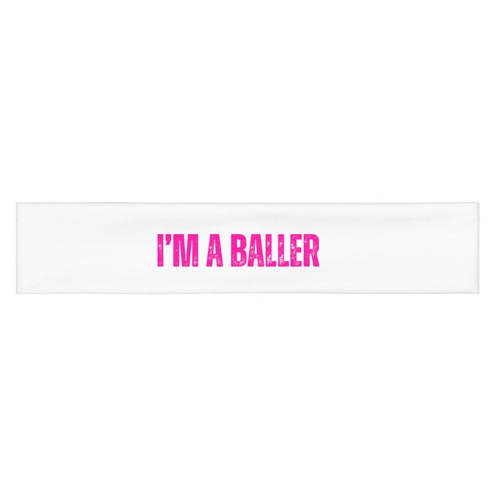 I'm A Baller Headband product image (1)