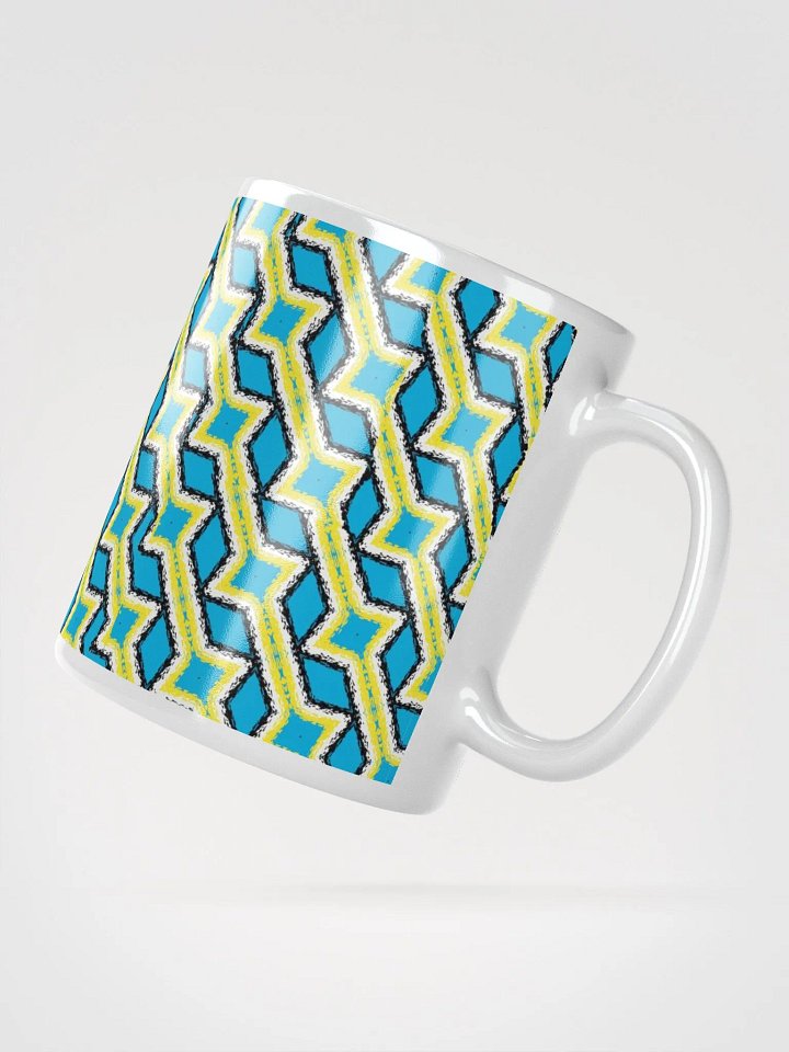 8T Sips Mosaic White Glossy Mug product image (2)