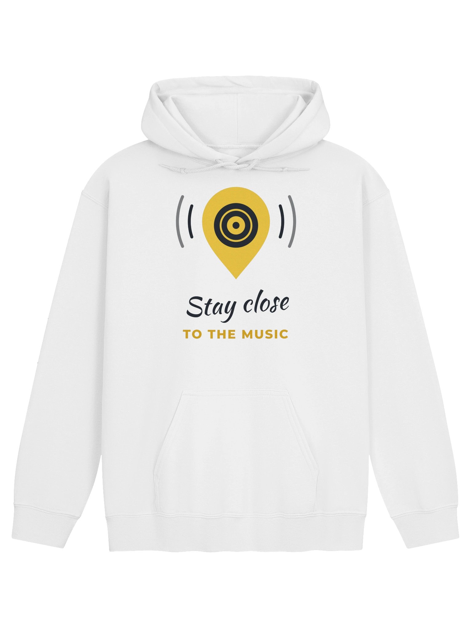Stay Close to the Music Hoodie (White) product image (1)