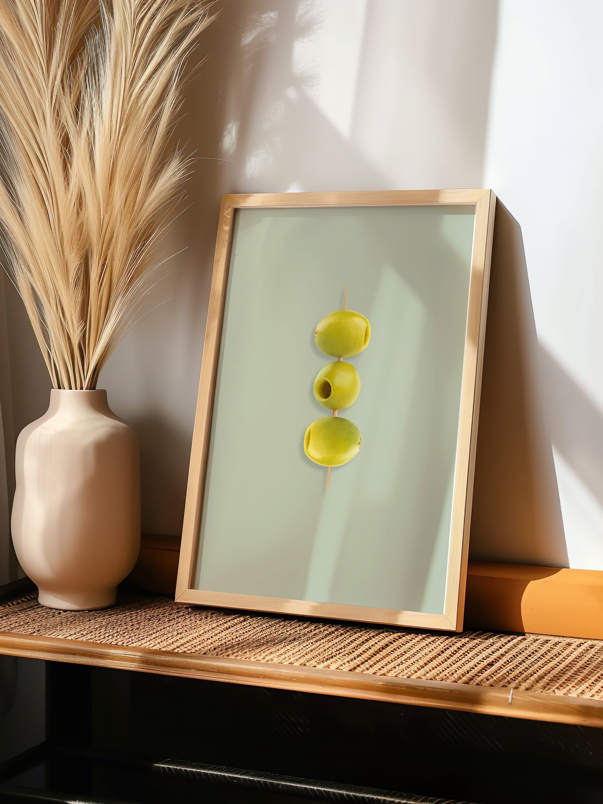 Olive Green Cocktail Olives Print product image (2)