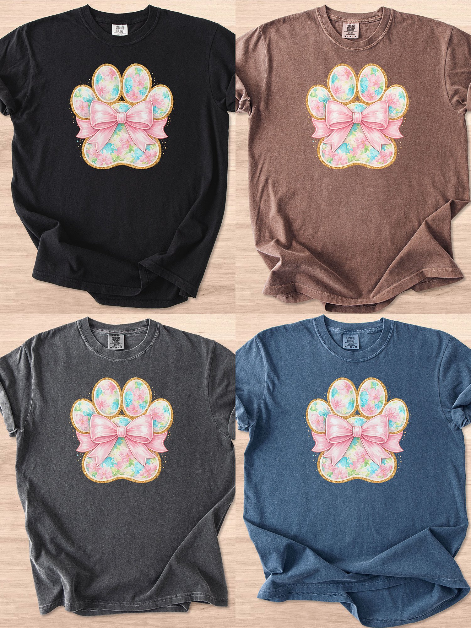Floral Preppy Paw Tee product image (33)