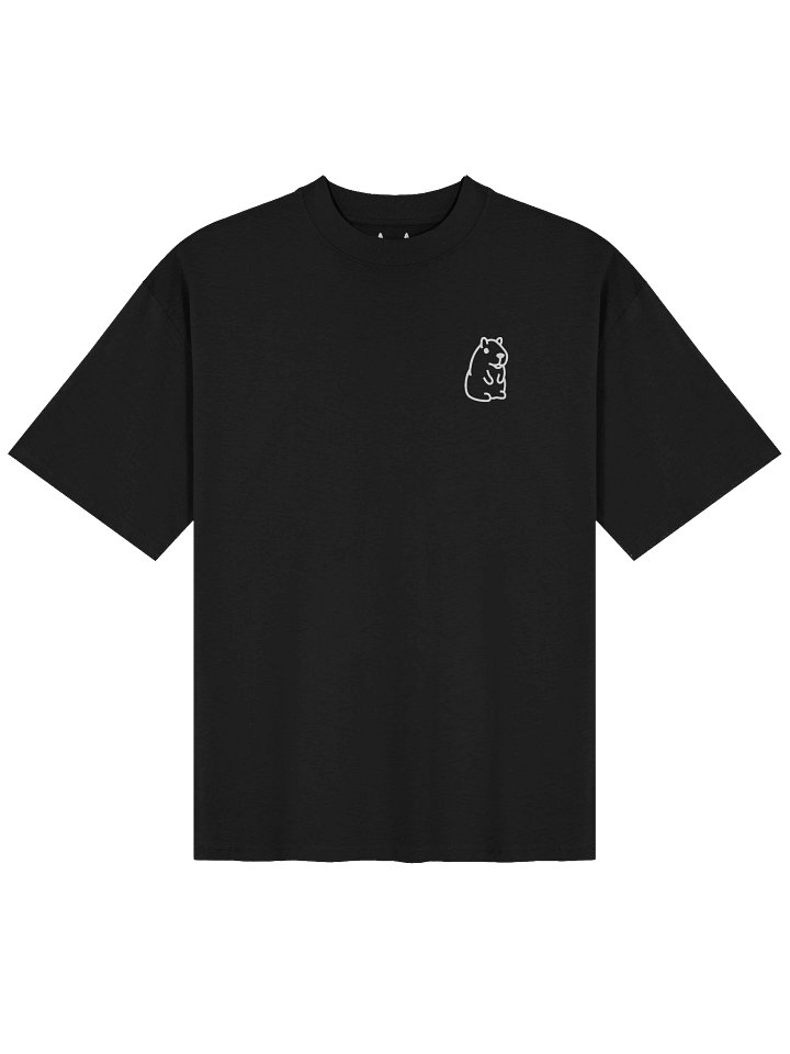 Capybara White Oversized Tee product image (1)