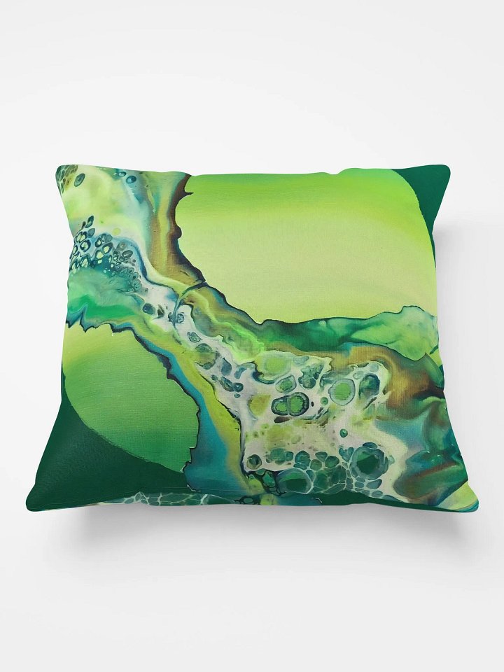 Emerald Enchantment Dutch Pour Cushion product image (1)
