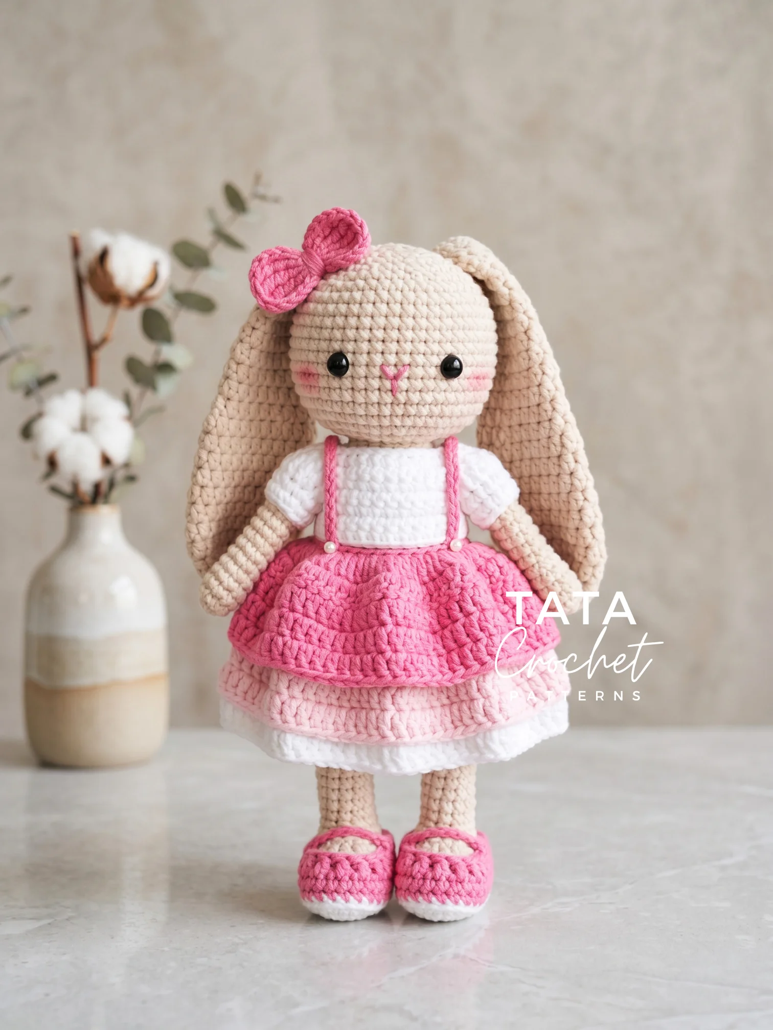 Bella the Sweet Bunny – Amigurumi Crochet Pattern | Digital Download PDF product image (2)