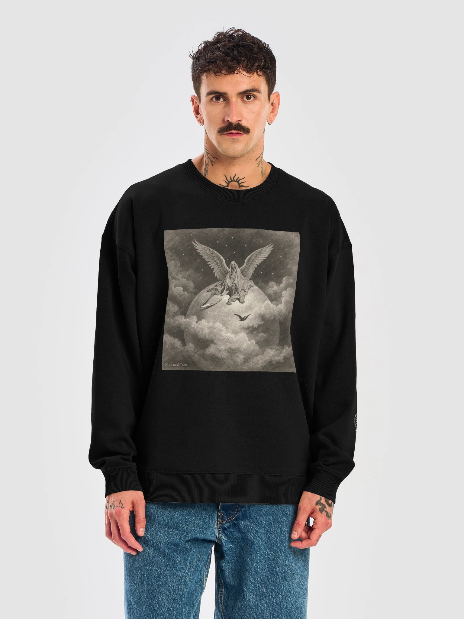Manna&Iron Lonely Angel Oversized Sweatshirt Organic* product image (5)