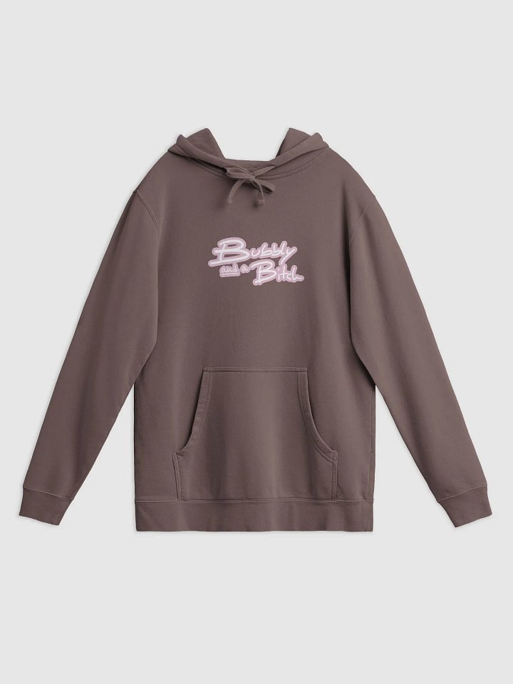 Bubbly and a B*tch (lined design, #E1B9CE) printed pigment hoodie product image (15)