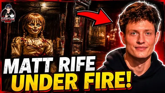 Did Matt Rife go too far, or is the internet overreacting?  Check out our latest video on Youtube and Comment Below! Link in the Bio or Search Grayson Report on YT and look for our logo! #mattrife, #thewarrens, #theconjuringhouse, #ghosttok, #paranormal, 