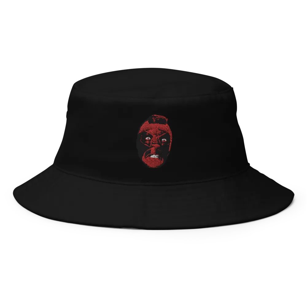 Red face embroidered bucket product image (1)