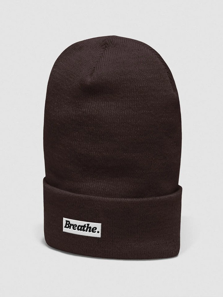 Breathe. ⏐ Beanie ⏐ Brown product image (2)