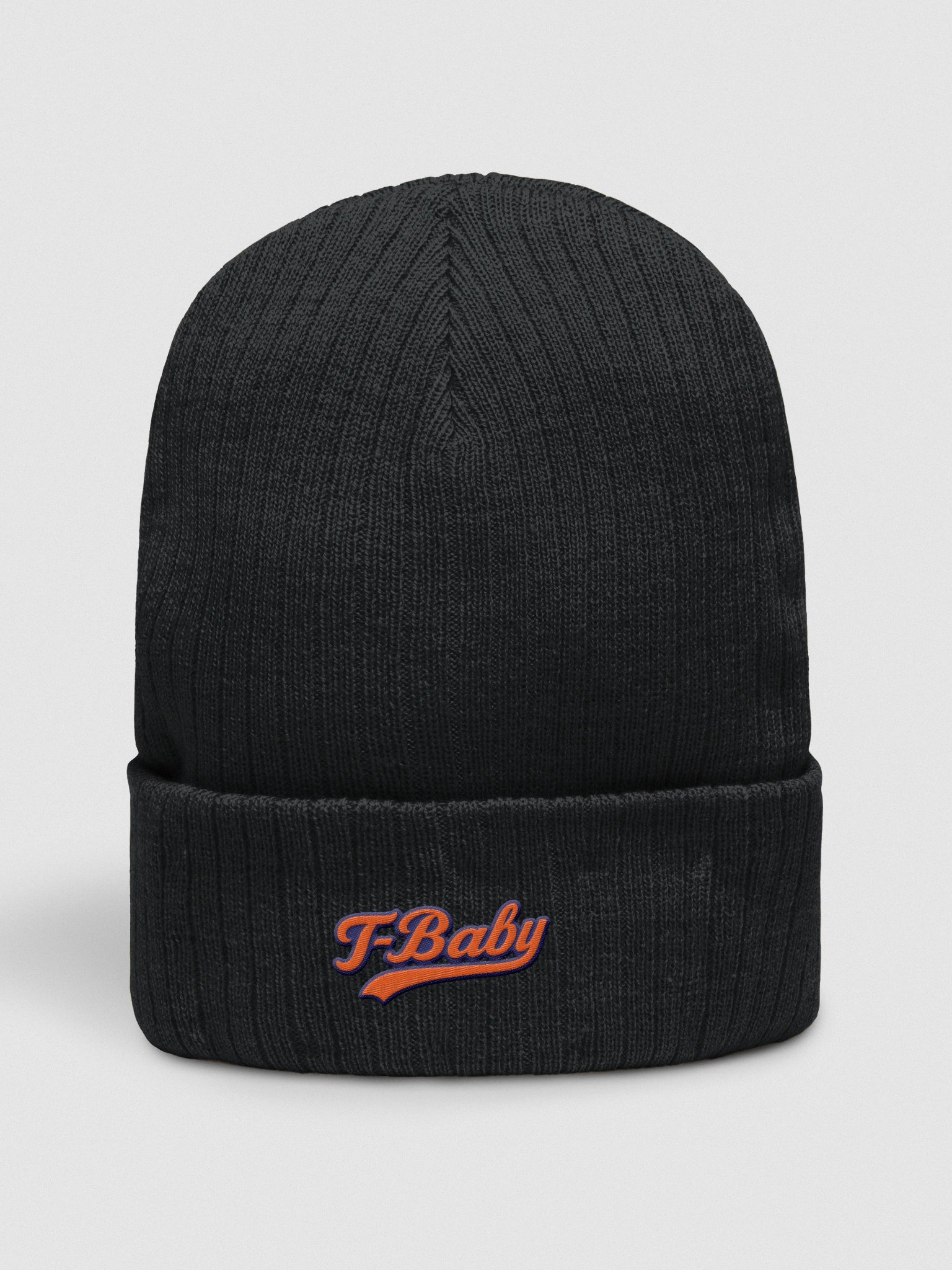 T-Baby Scripted Orange Beanie product image (1)