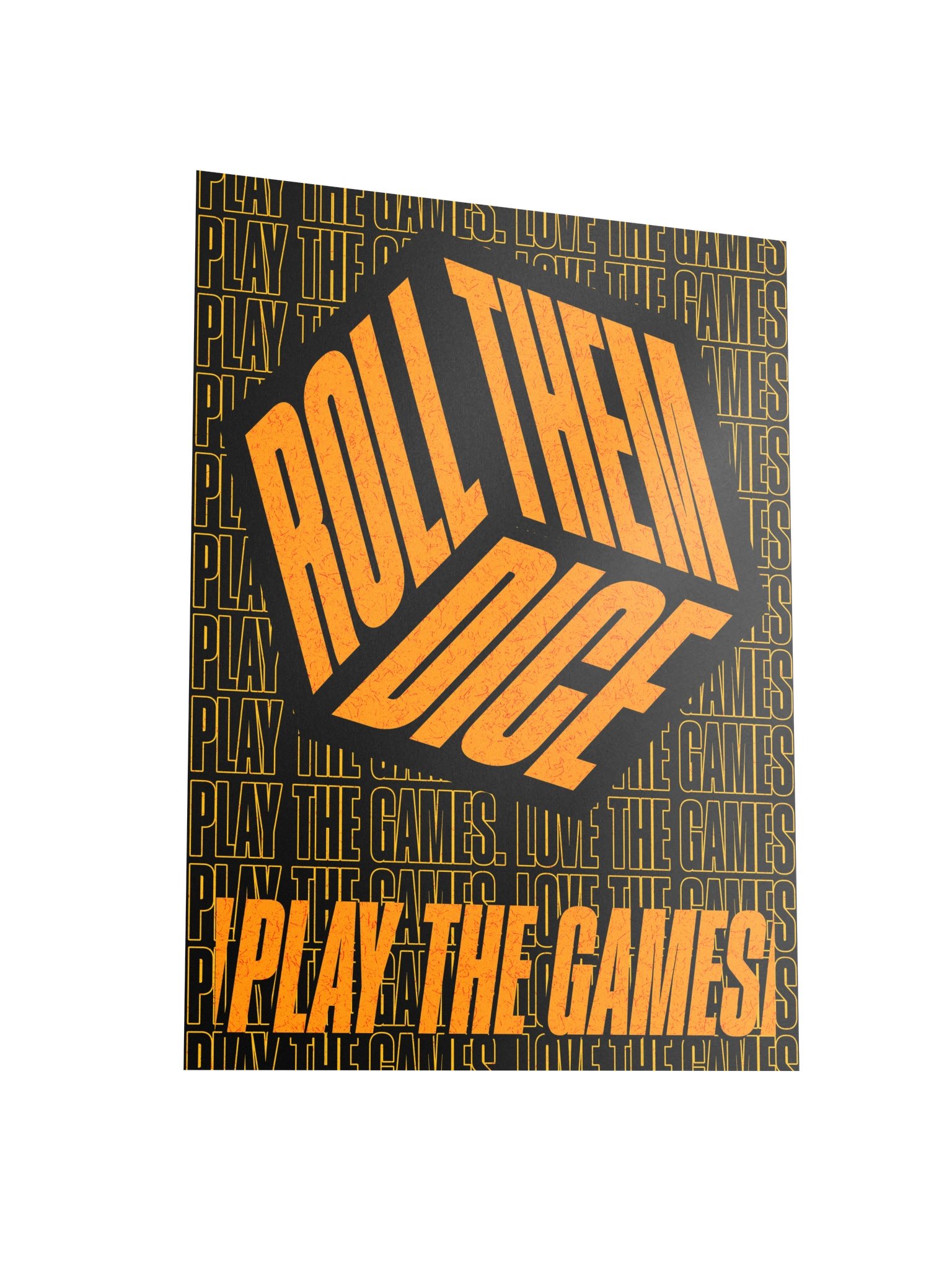 Roll Them Dice Board Game Room Poster - UNFRAMED product image (3)