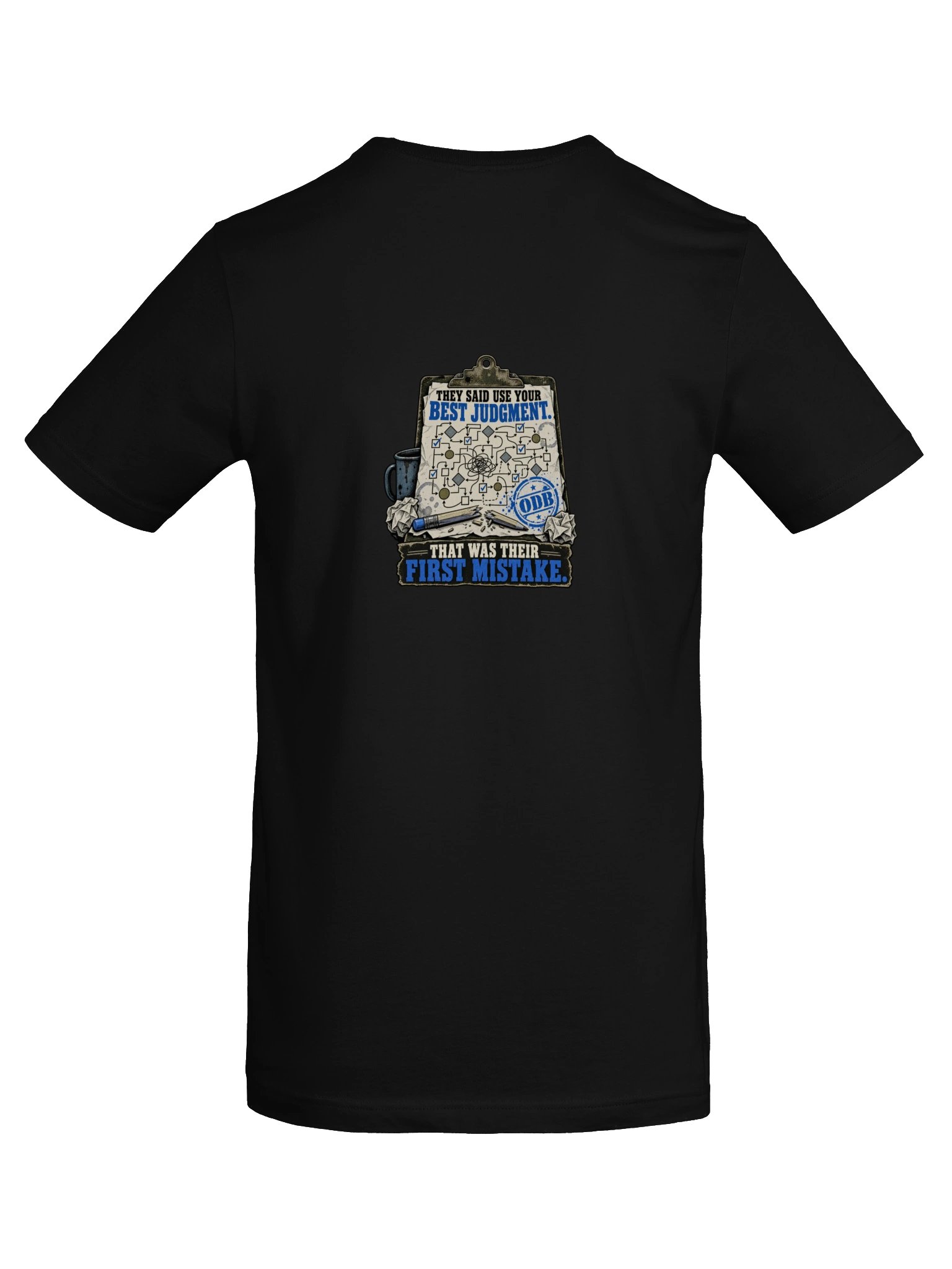 Trust My Judgement Police Side Tee product image (6)