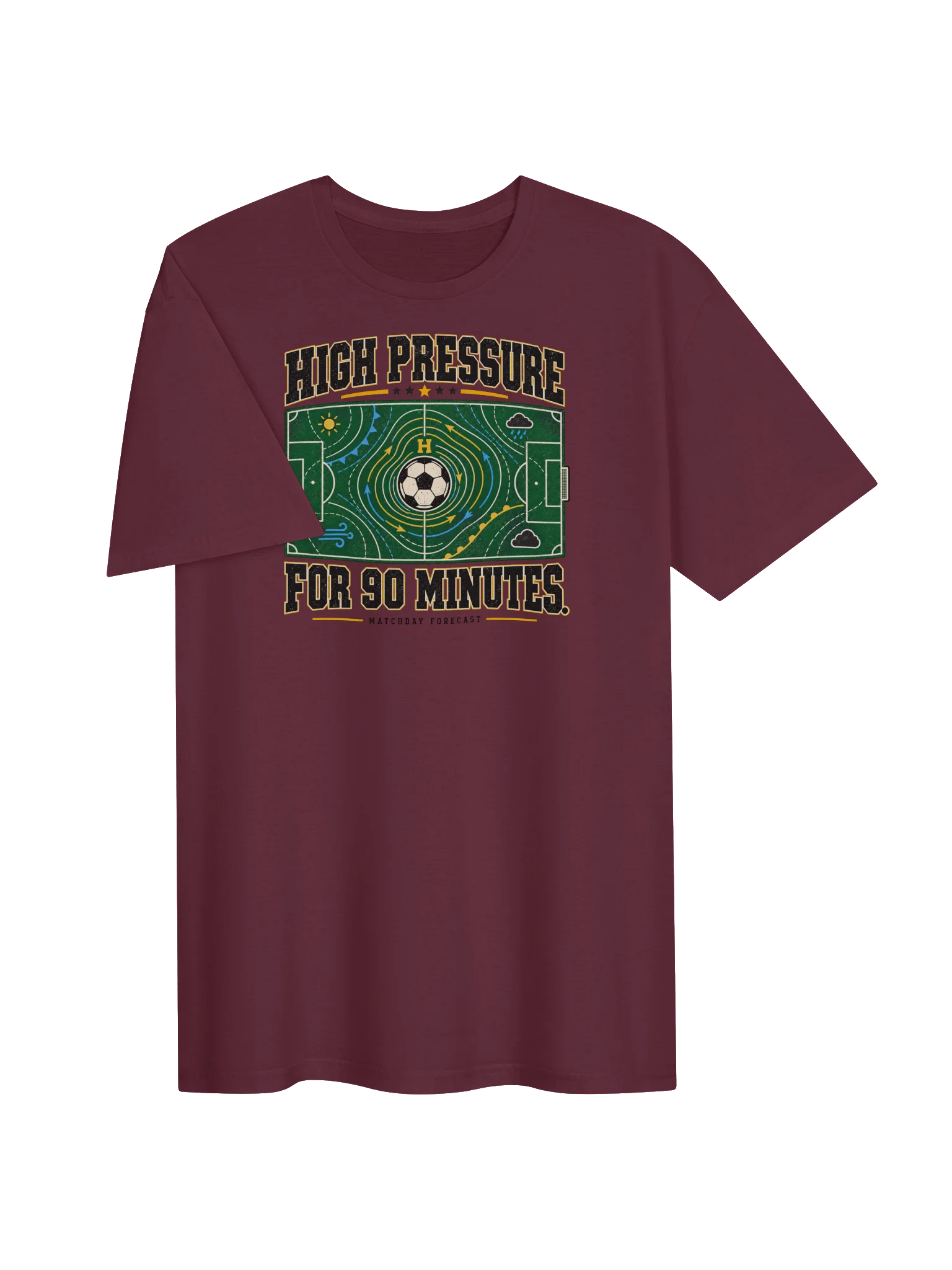High Pressure Matchday Forecast Soccer Tee product image (3)