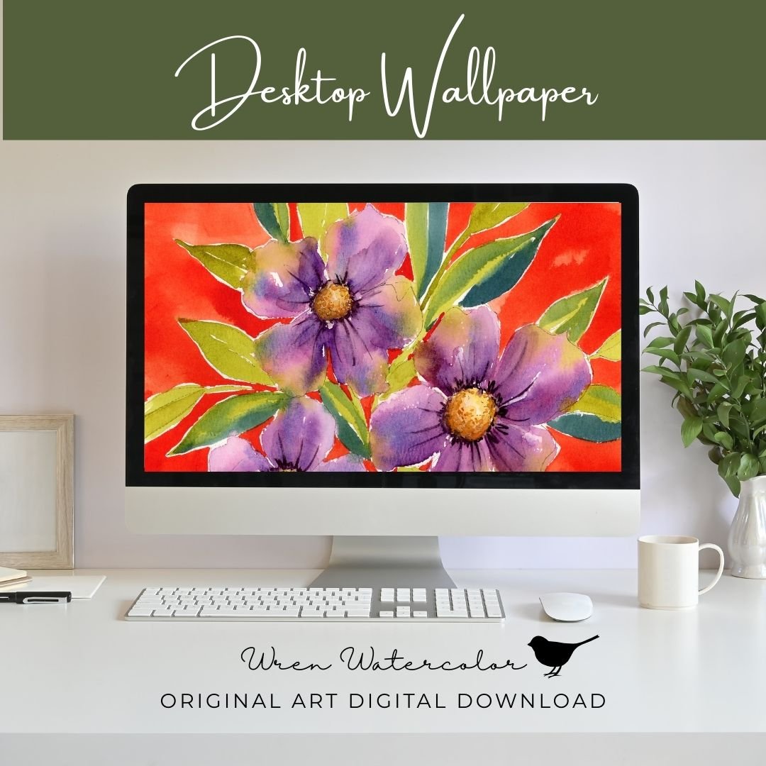 Lime & Lavender Heat Digital Wallpaper Bundle product image (5)