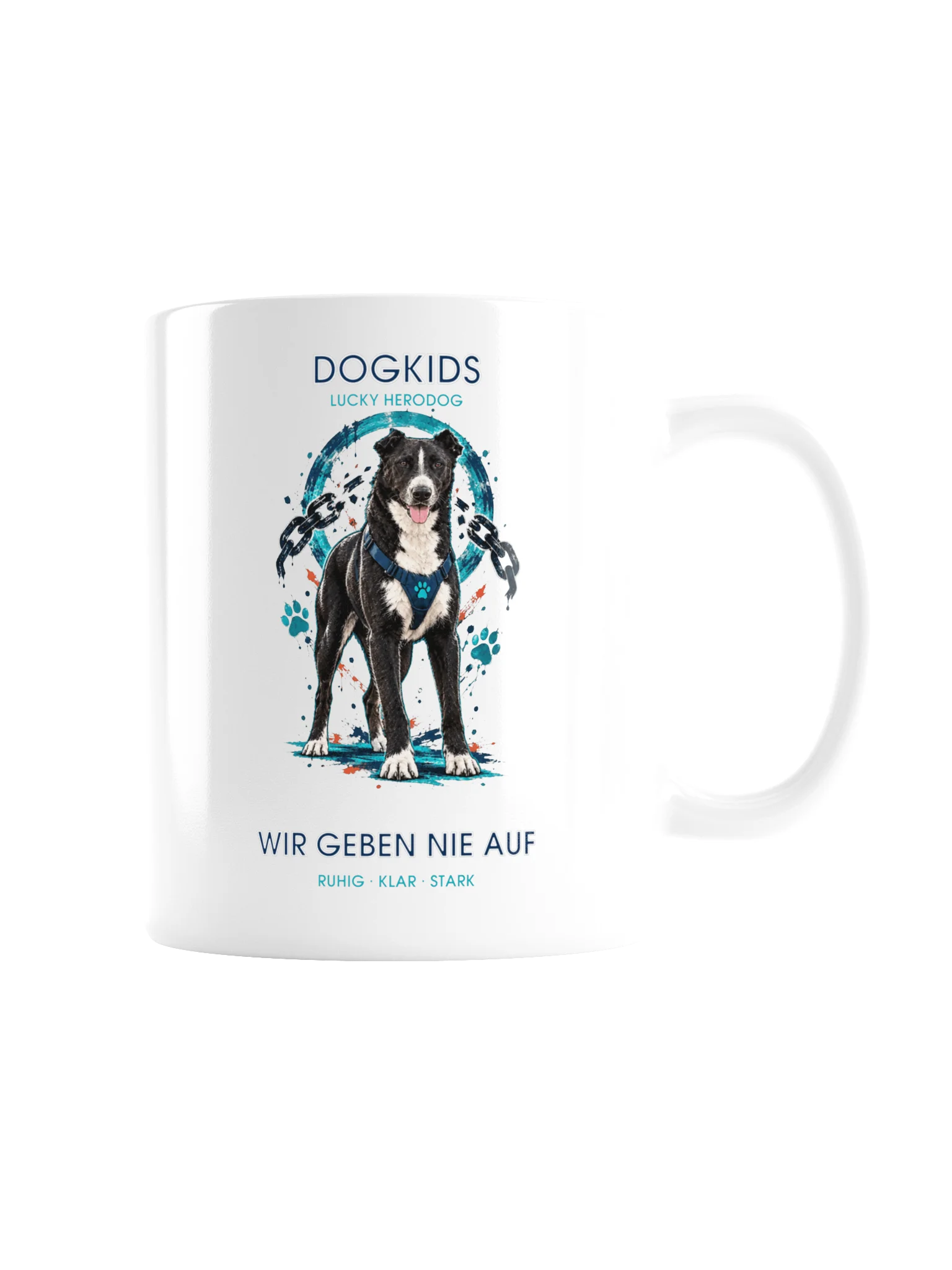 DogKids Wir geben nie auf Becher – Lucky HeroDog product image (3)