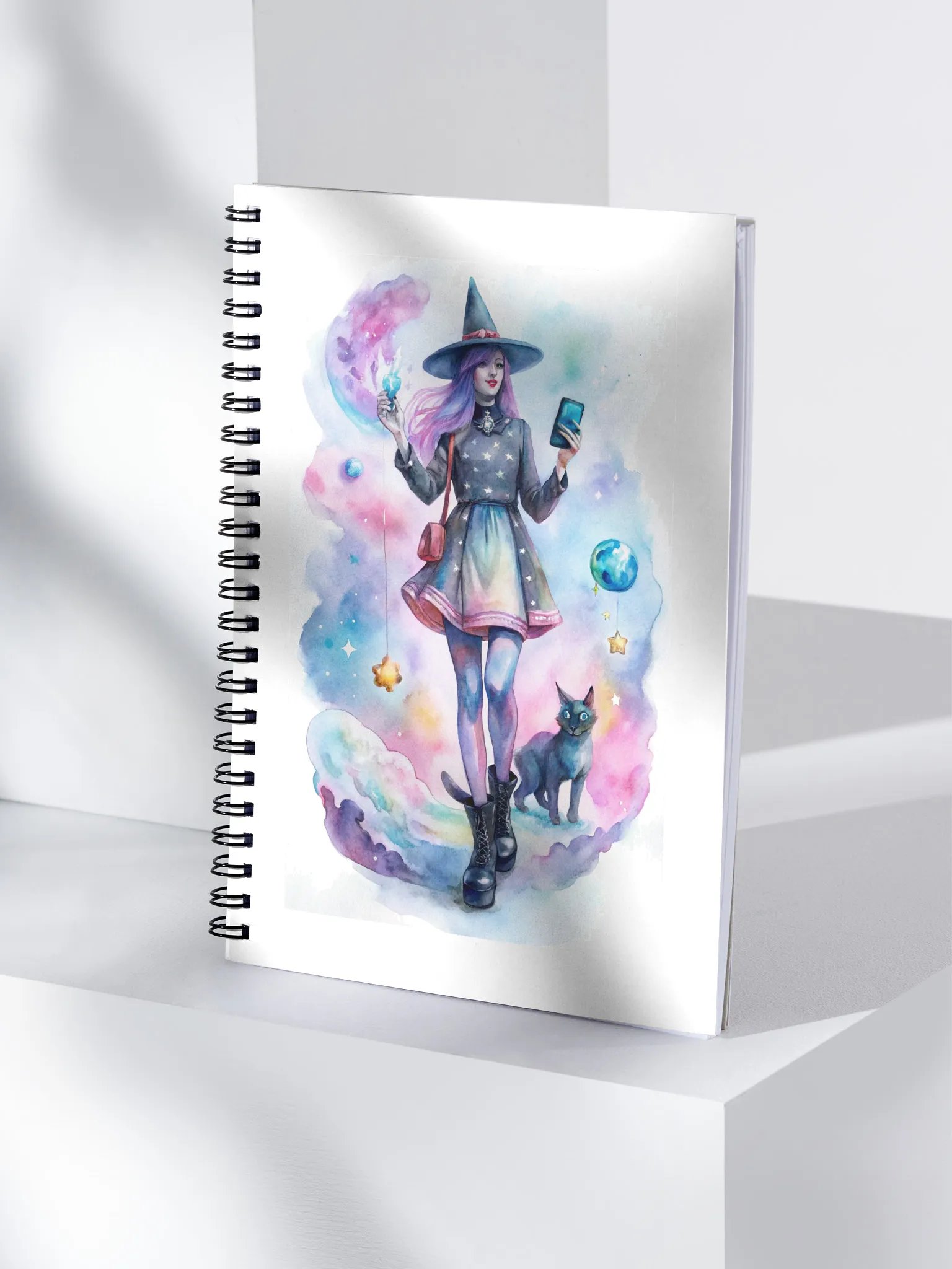 WitchTok Grimoire Spiral Notebook product image (4)