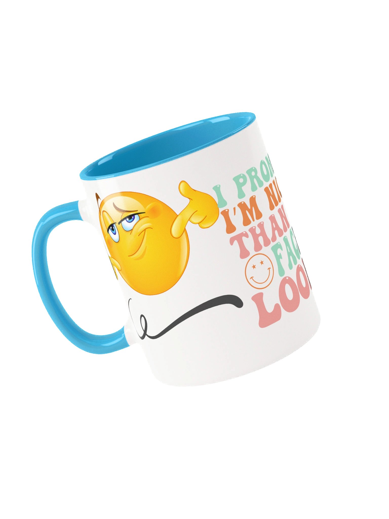 Sly Smiley Ceramic Mug product image (16)
