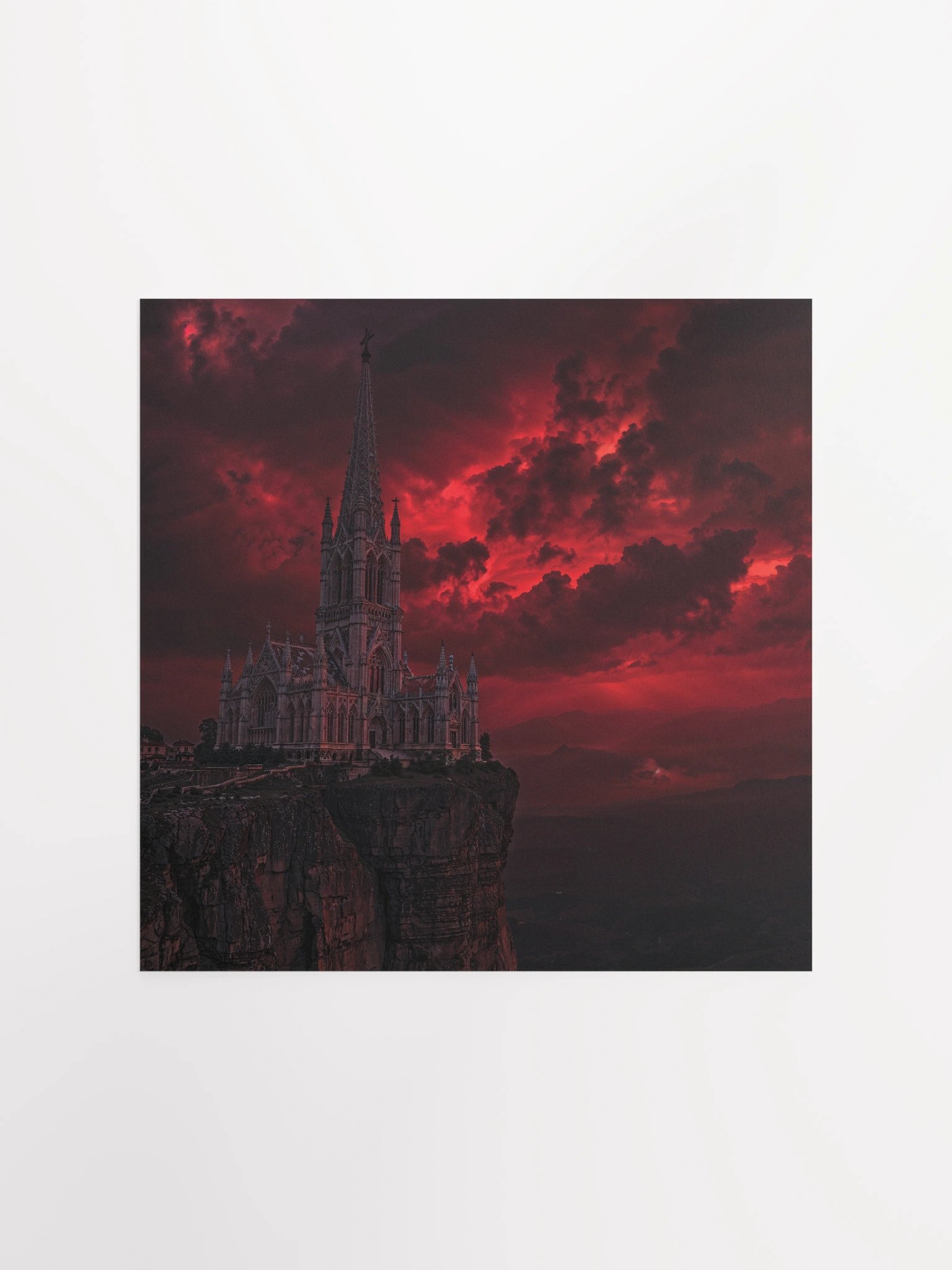 The Crimson Vigil Matte Poster product image (1)