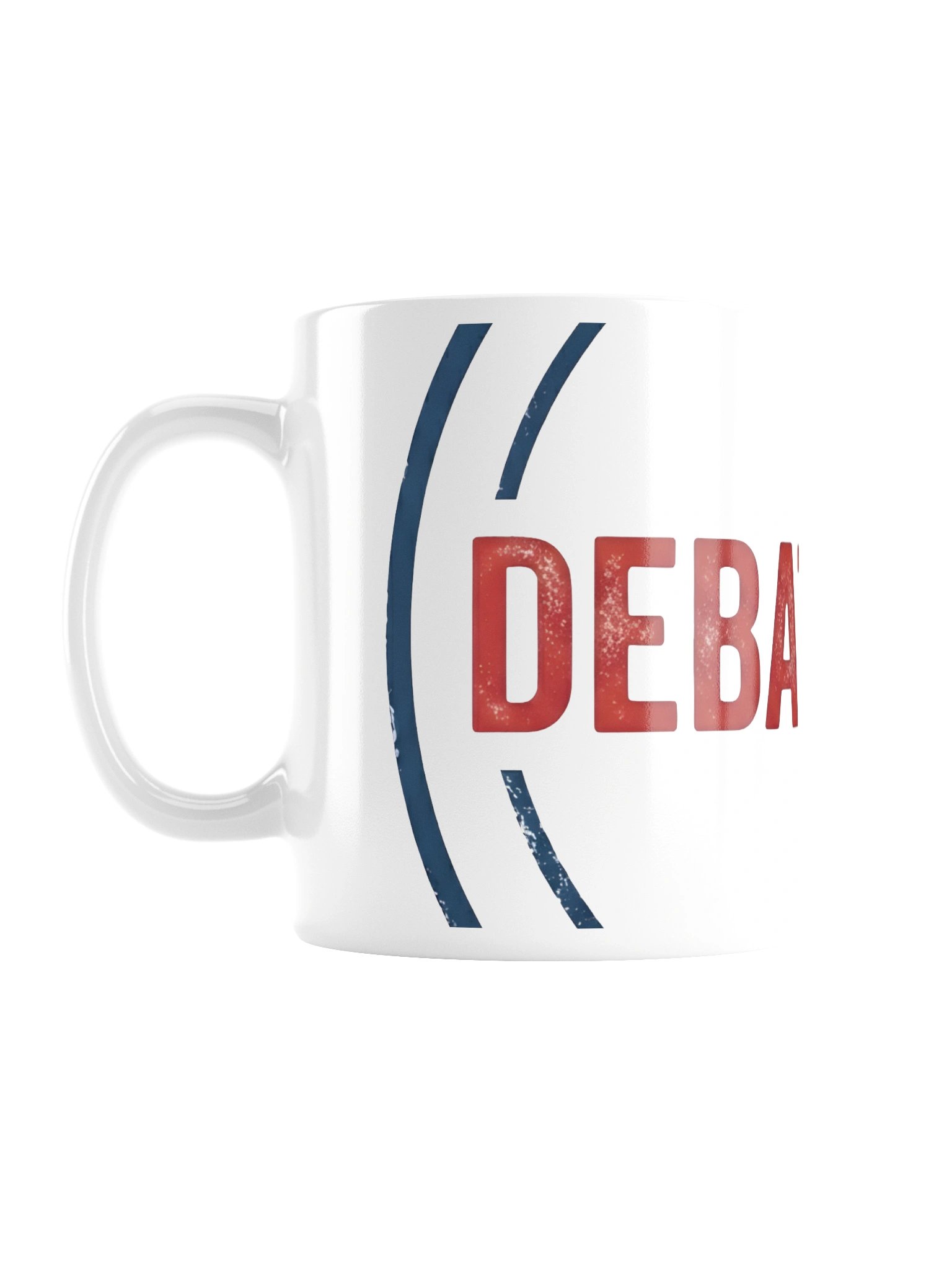 Debate Me Red Text Mug product image (1)