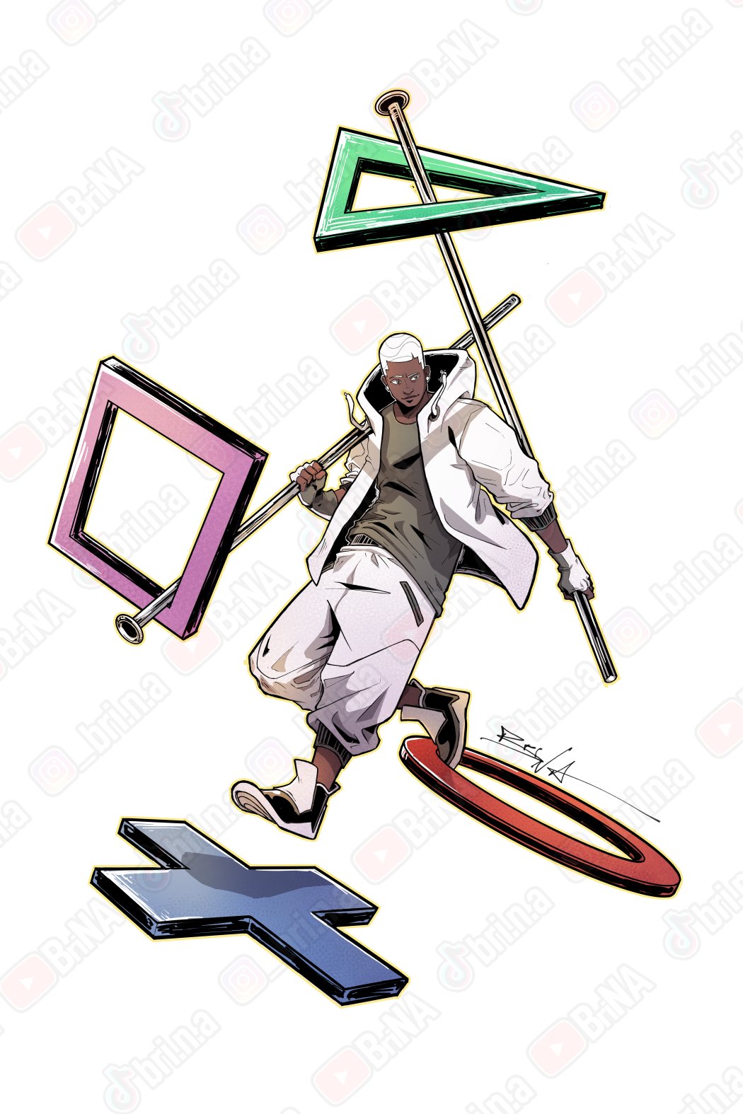 Framed VEE Poster [Classic Colors] product image (3)