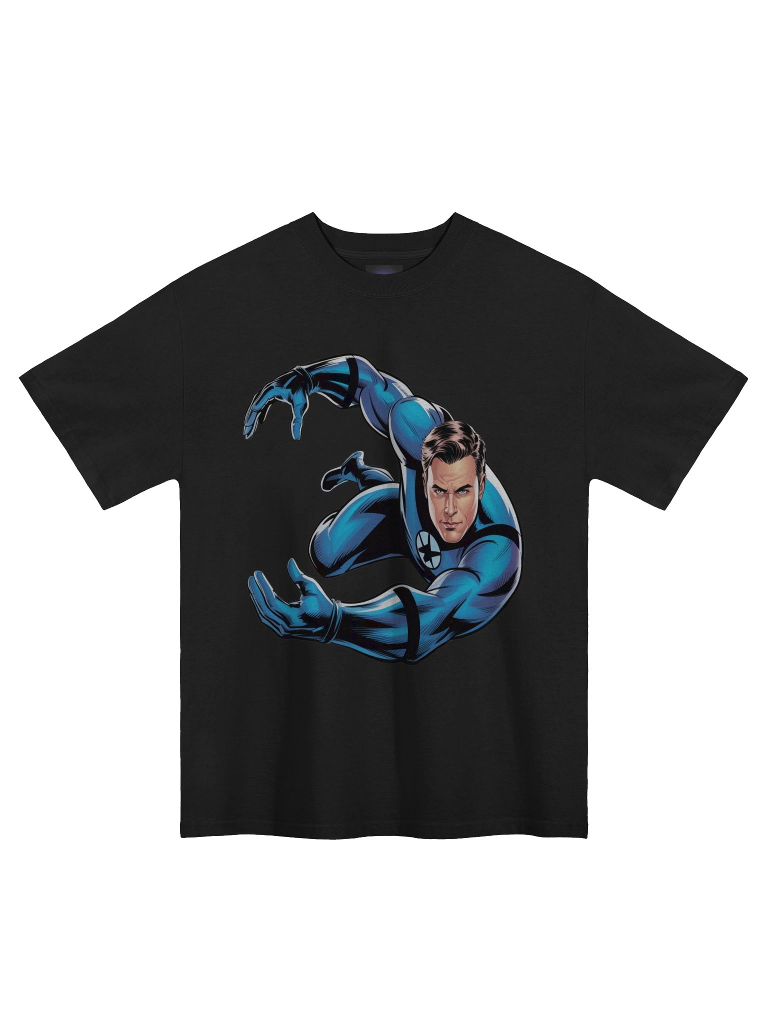 Mister Fantastic Dynamic Flex Oversized Faded T-Shirt – Azure Limb Labyrinth product image (3)